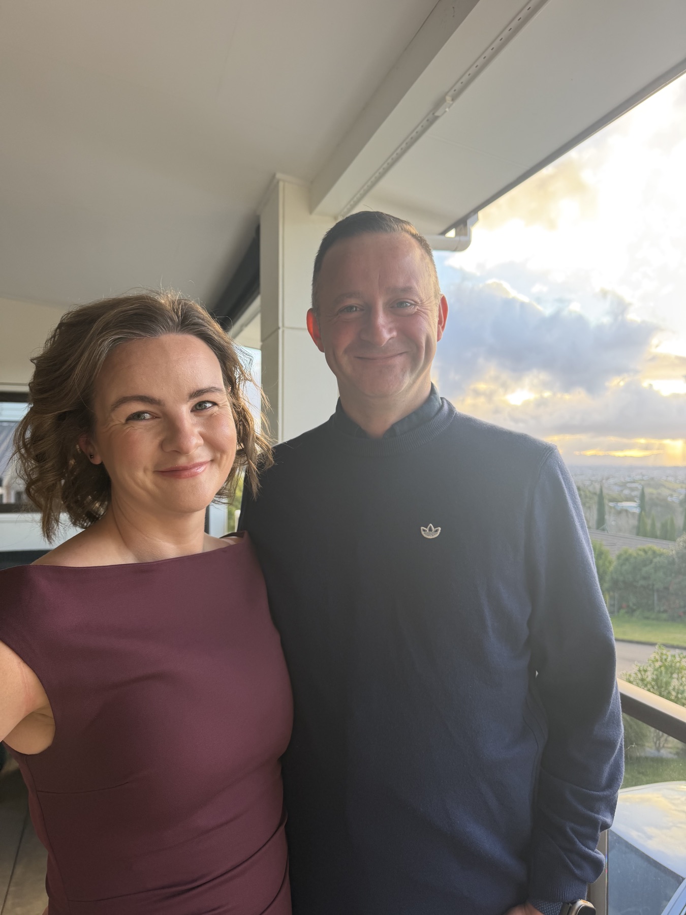 Sarah and Steven Grant together in New Zealand